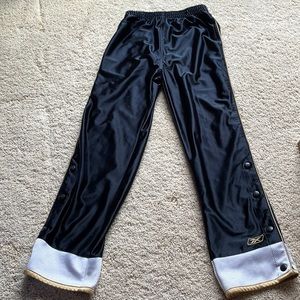 Reebok Boys size 10/12 pants with snaps at bottom